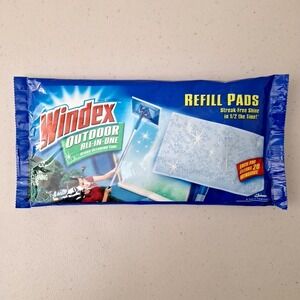 Windex Outdoor All-In-One Refill 2 Cleaning Pads *NEW*